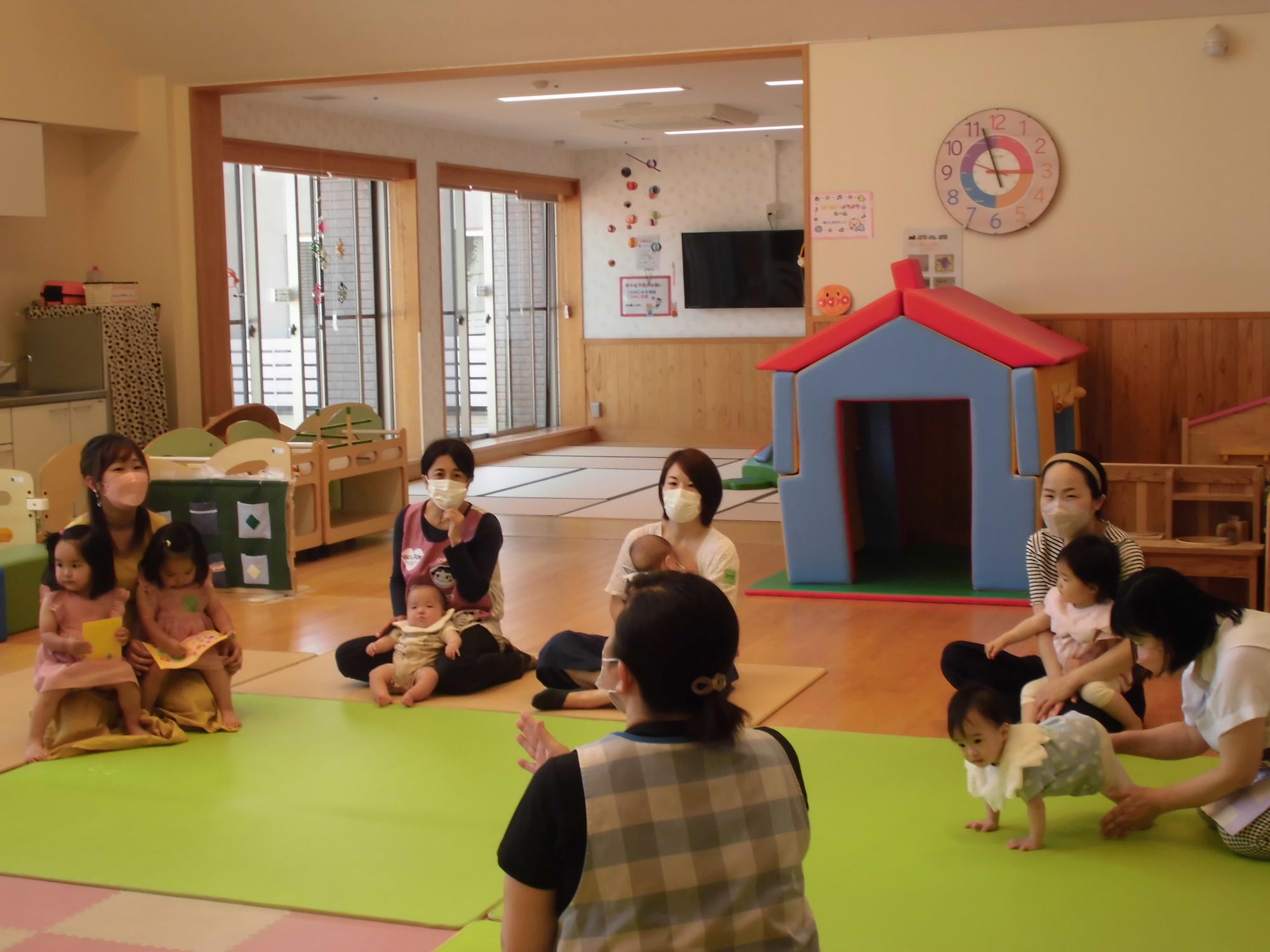 5月24日双子サロンの様子