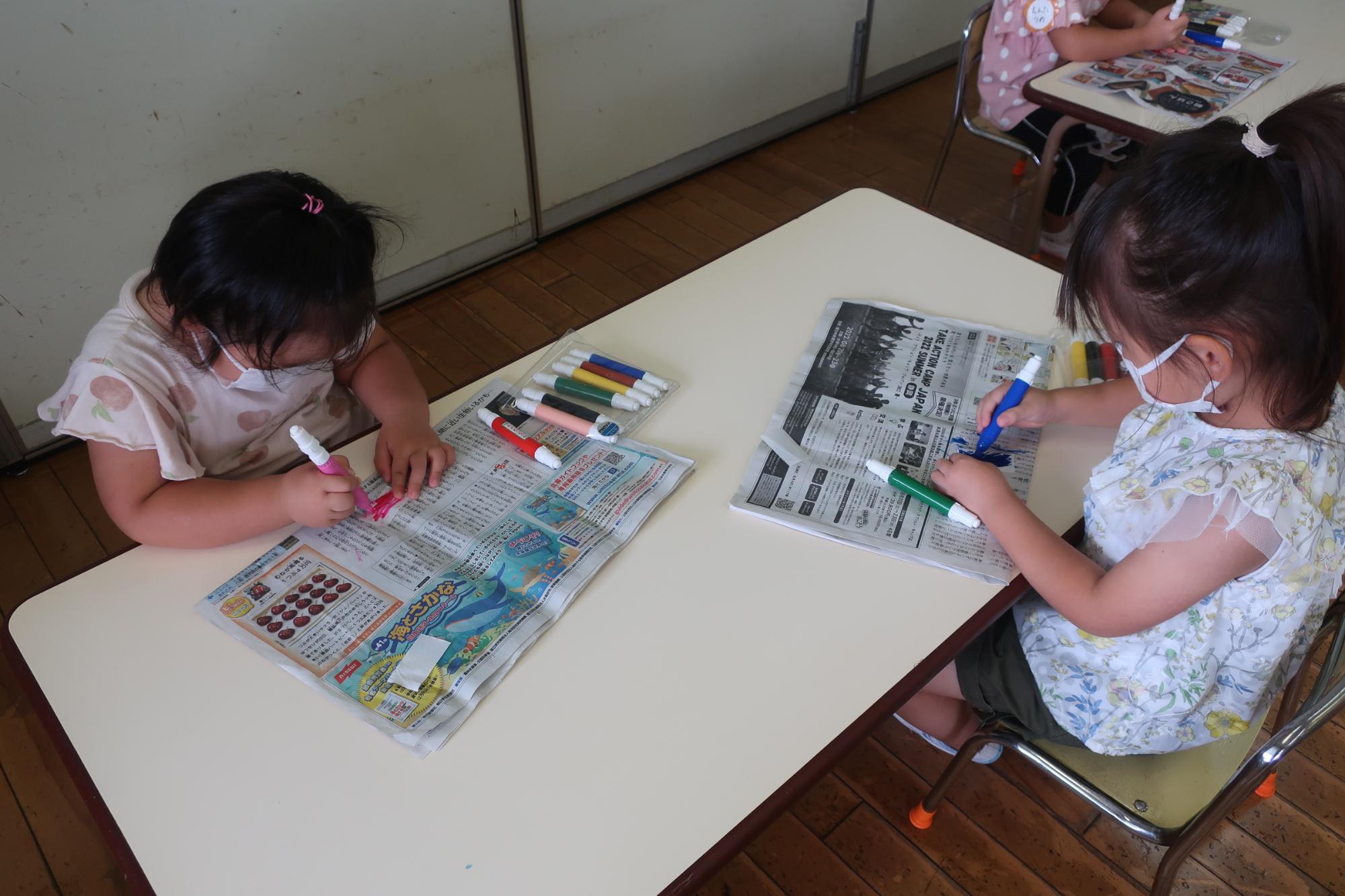 高麗川保育所3歳児ちゅうりっぷ組の夏
