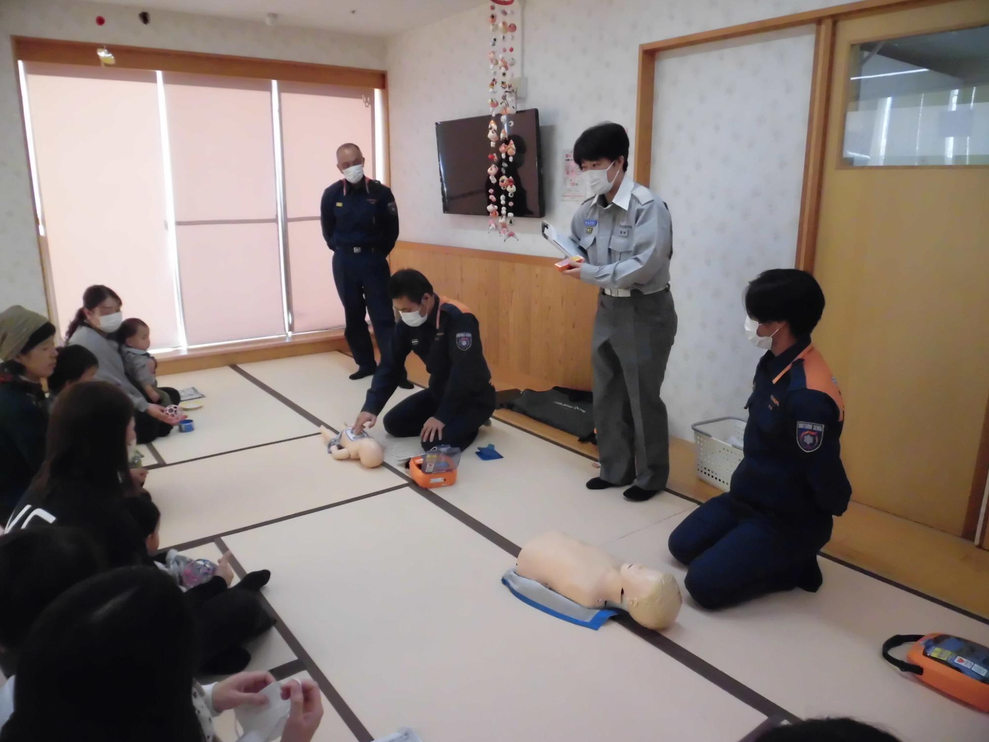 乳幼児のための救命講座