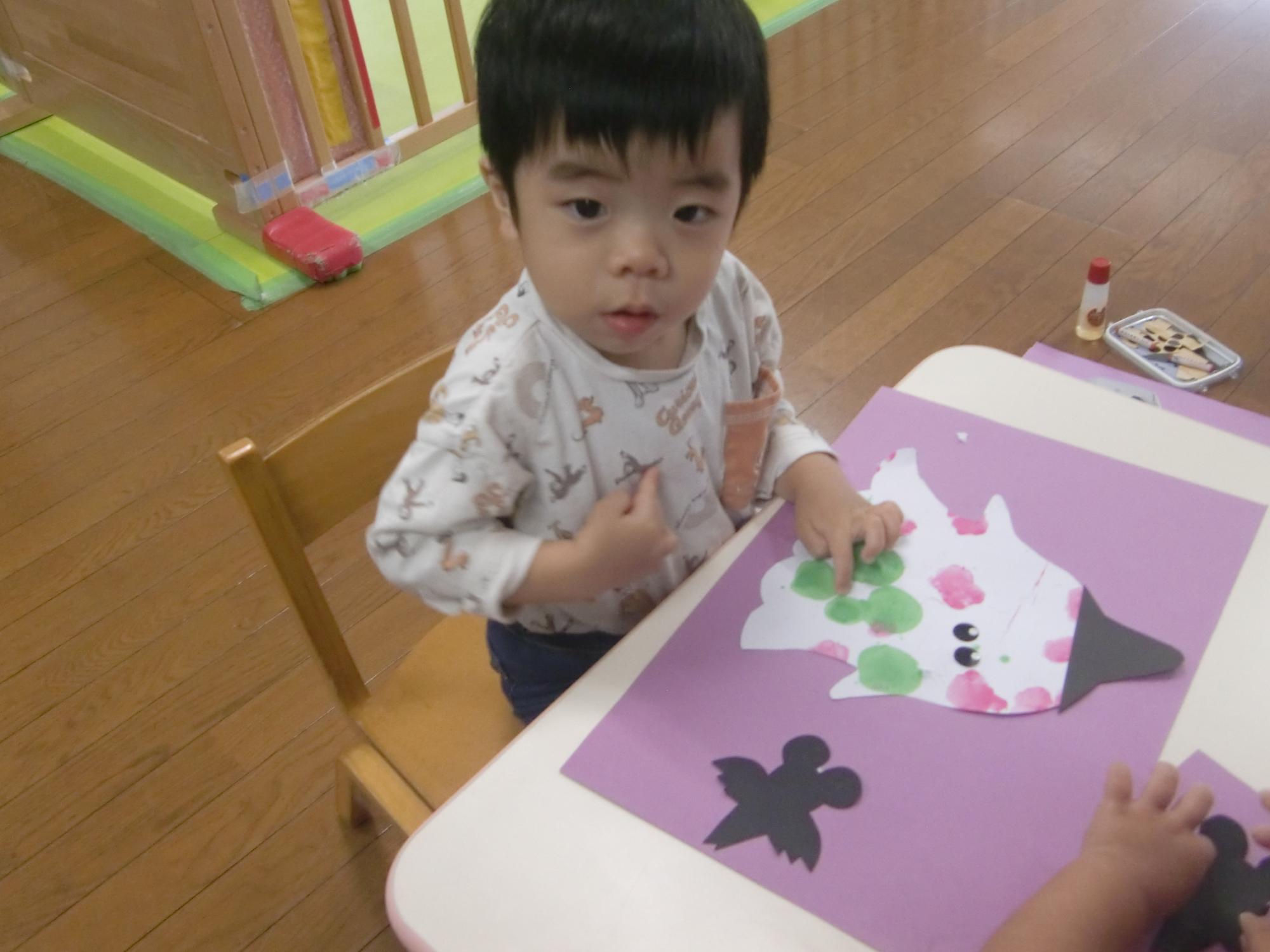 制作をしている様子
