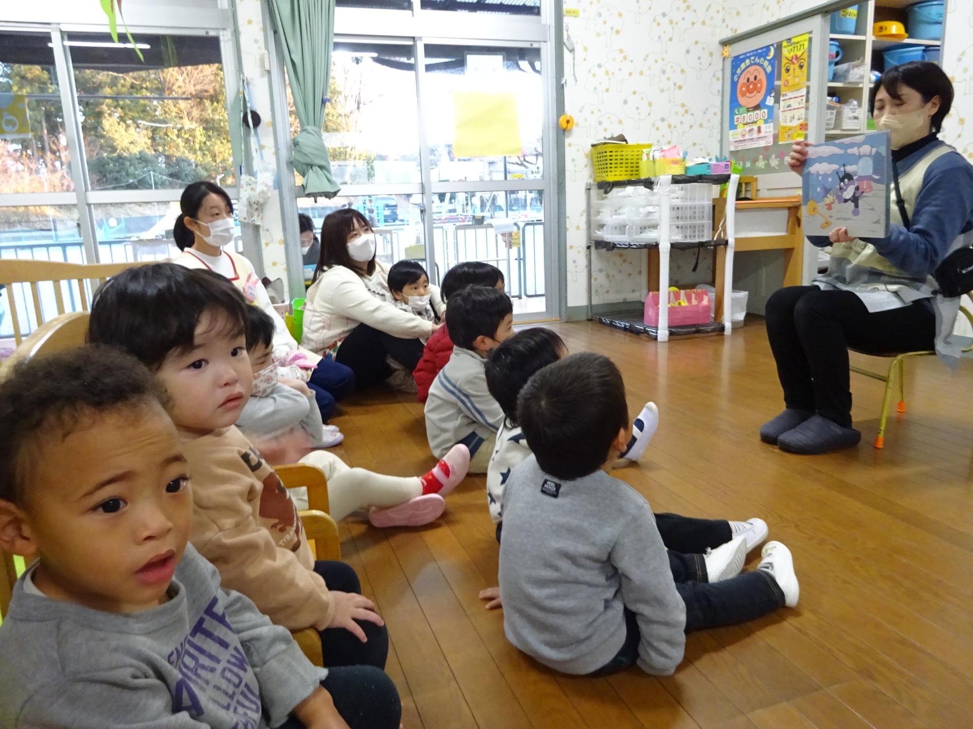 紙芝居の様子