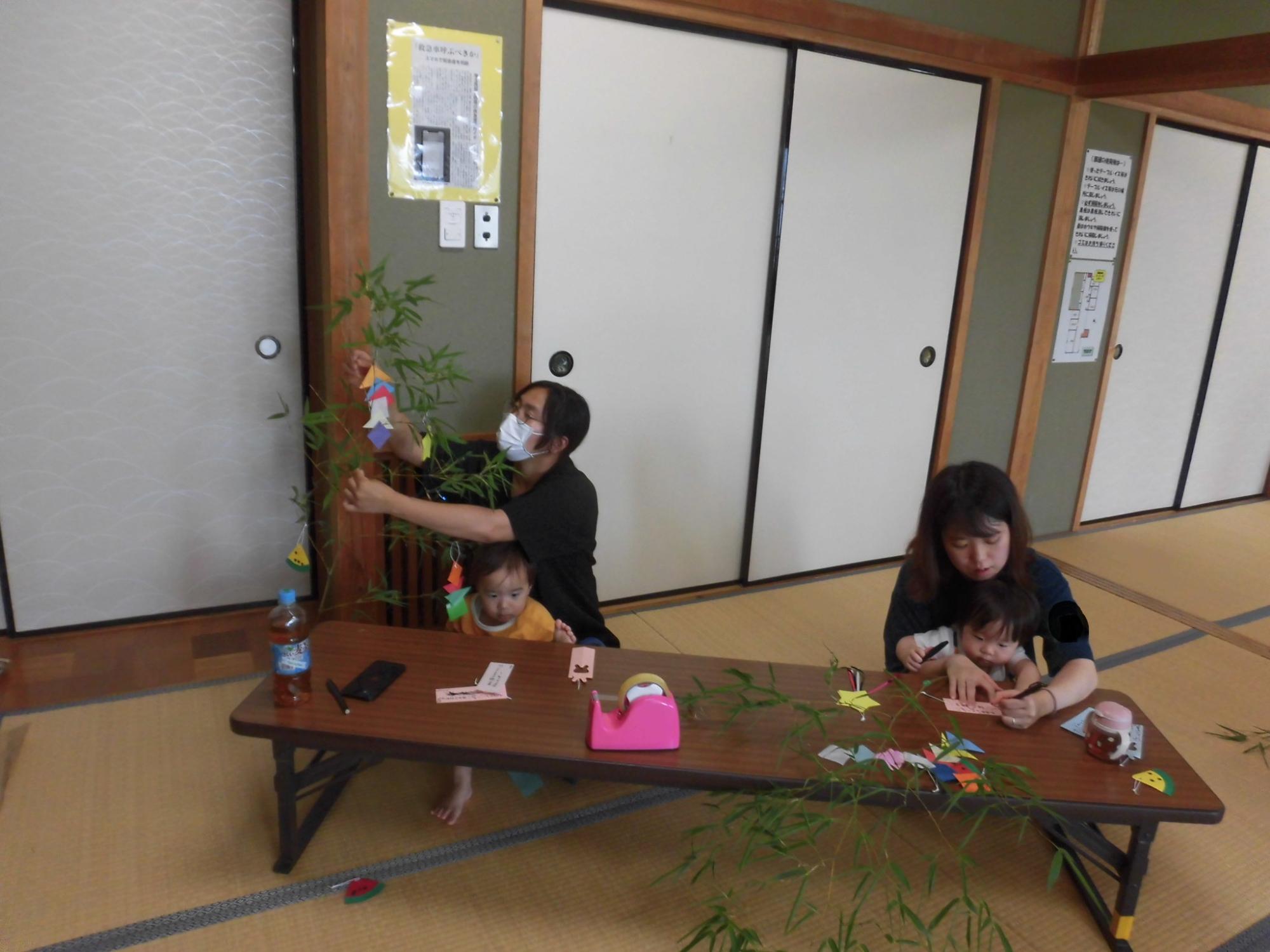 七夕飾り制作