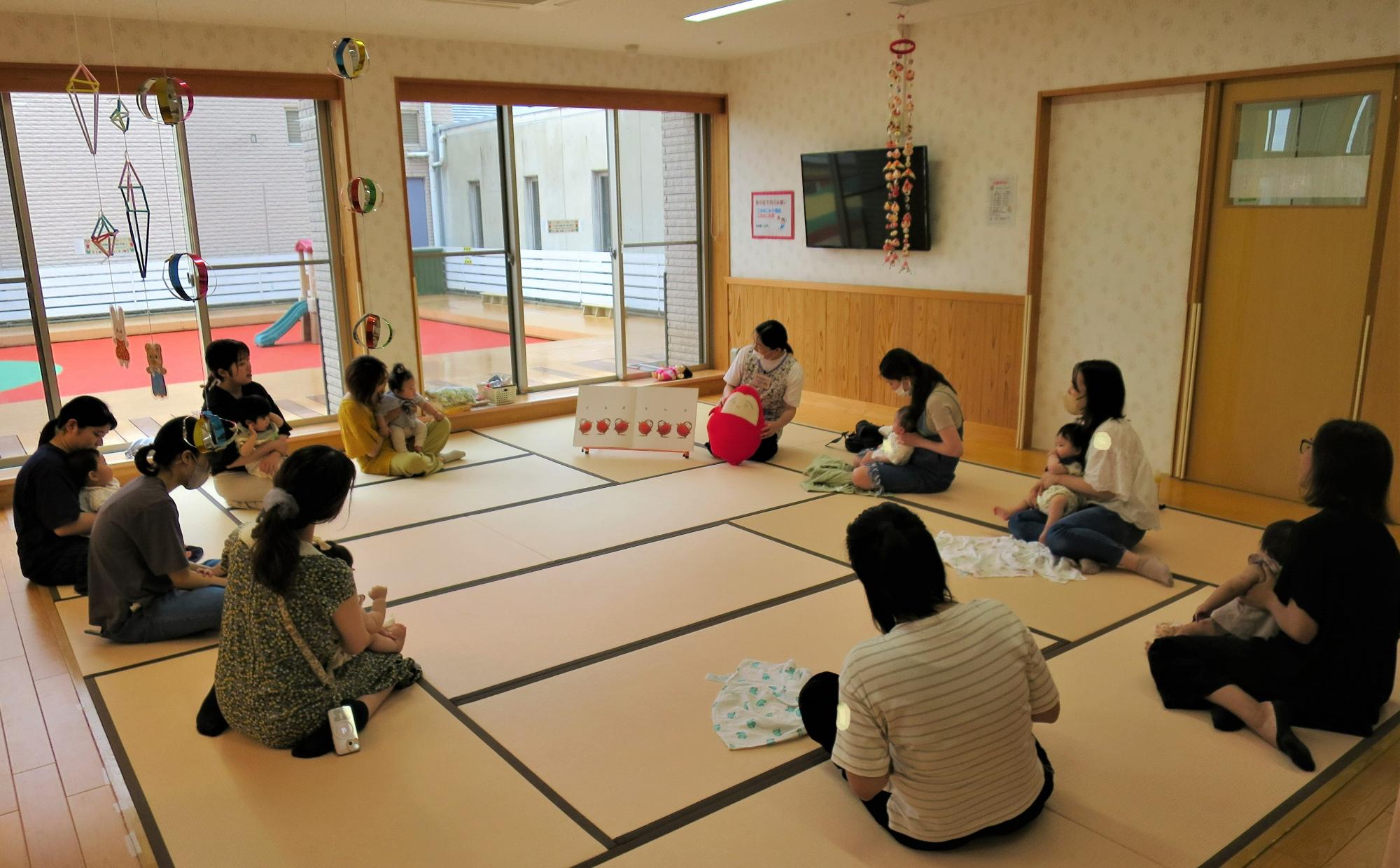 0歳児サロン（ぬくぬく）7月1日