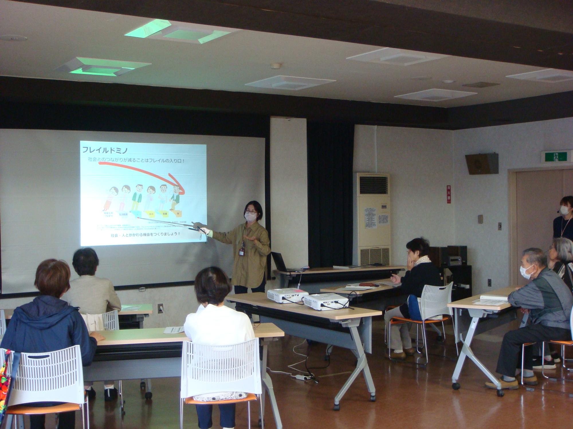 高麗川公民館講話の様子