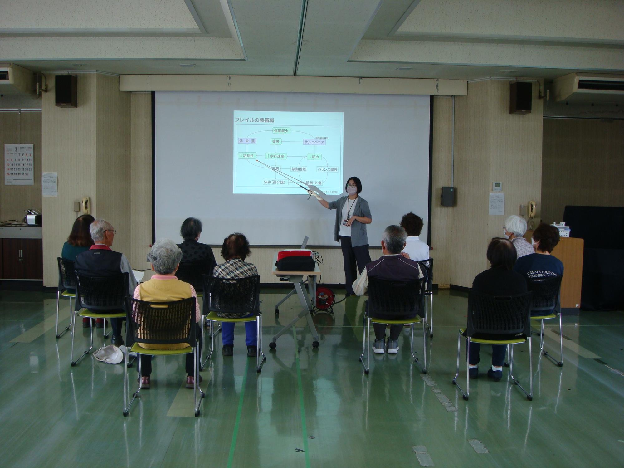 高萩北公民館講話の様子