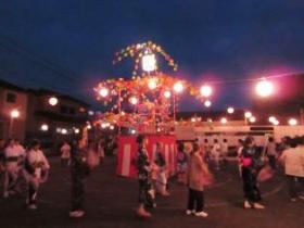栗原区納涼盆踊り大会の祭りの様子の写真