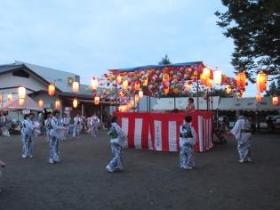 栄新田区納涼祭の祭りの様子の写真