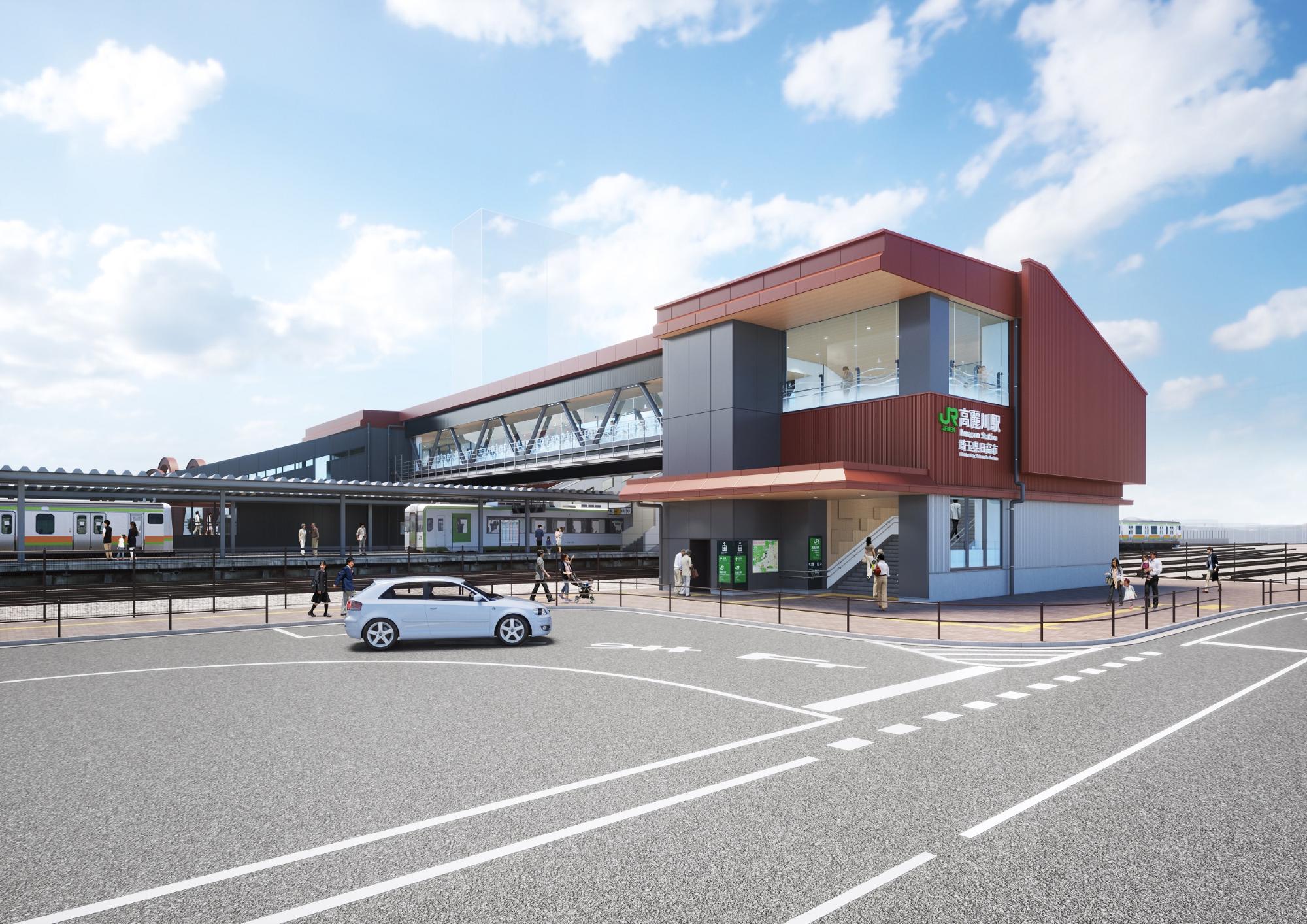 JR高麗川駅東口完成イメージ図