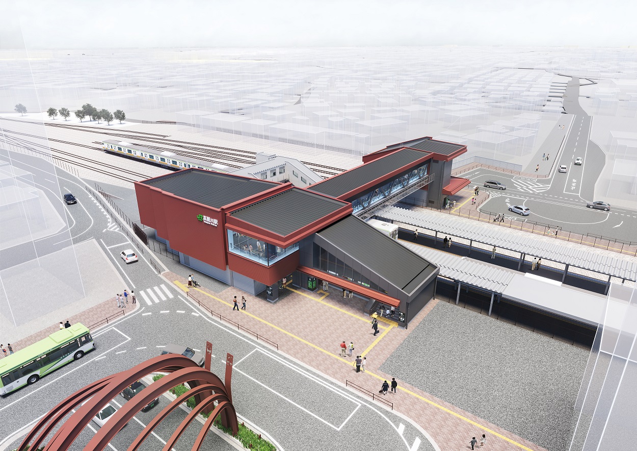 JR高麗川駅自由通路完成イメージ図