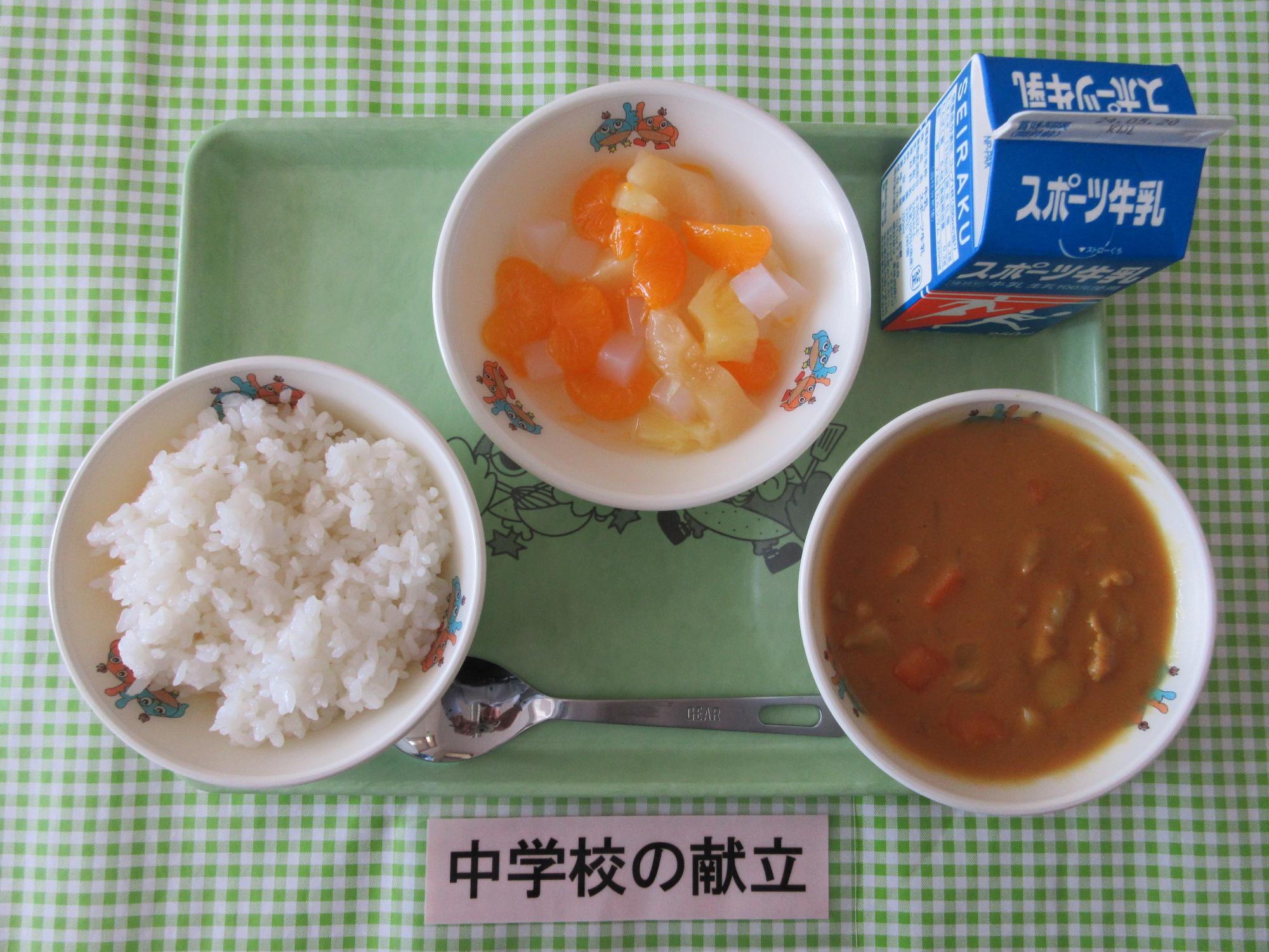 5月10日の給食の写真