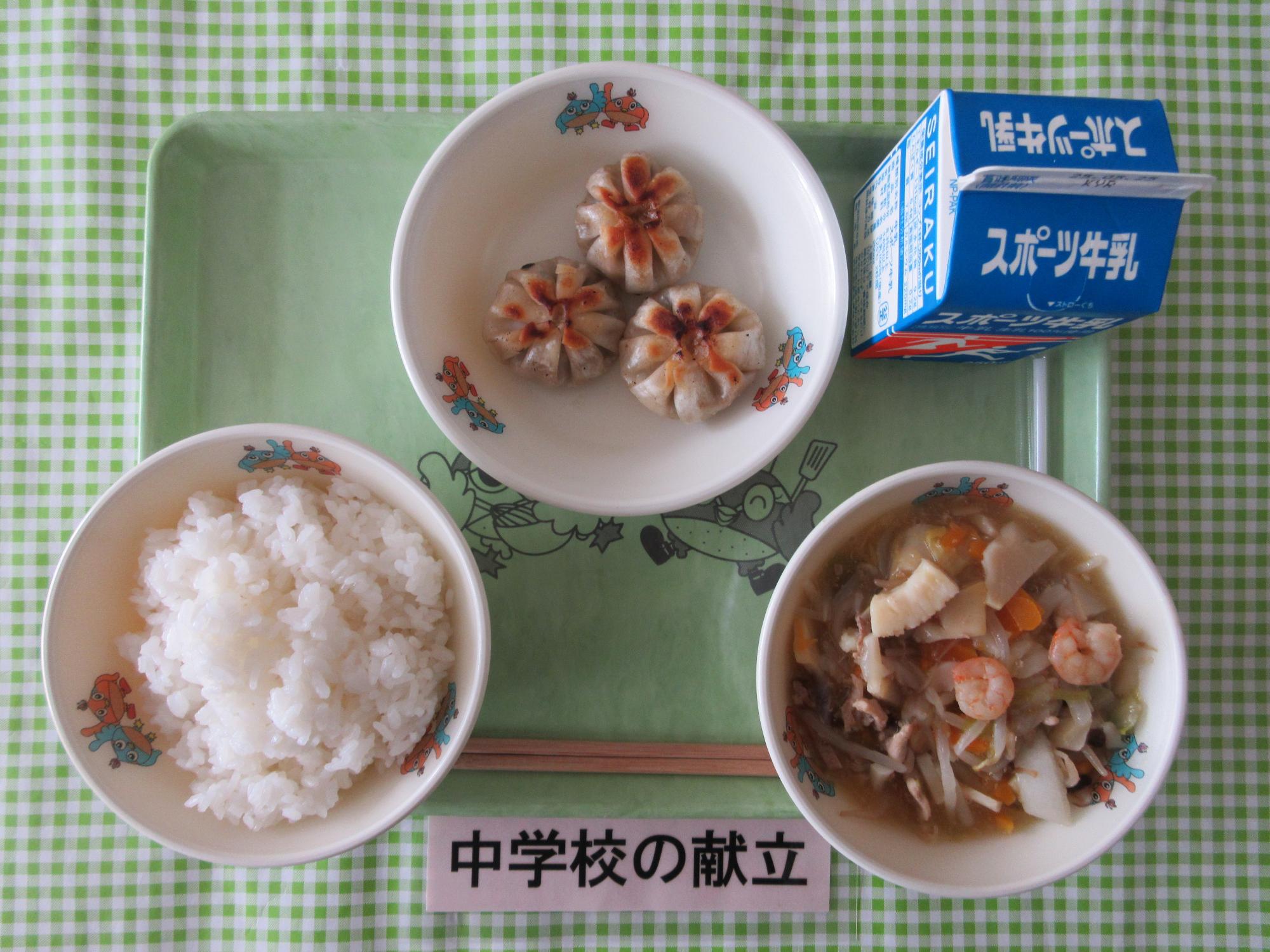 5月15日の給食の写真