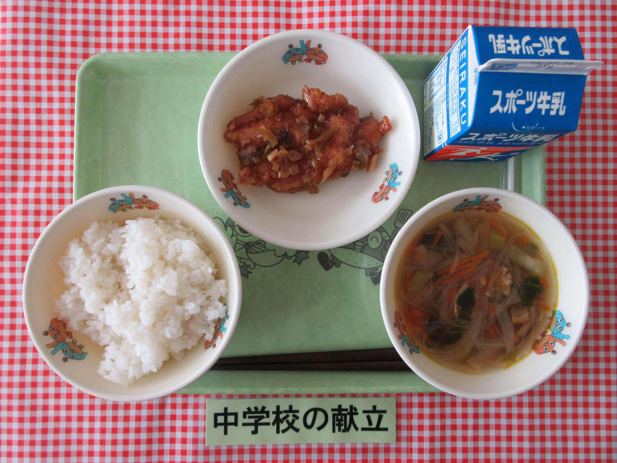 7月14日の給食の写真