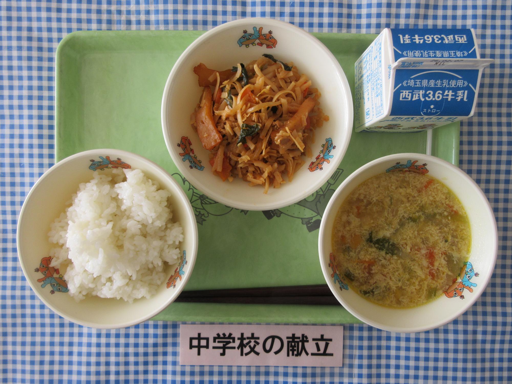 1月28日の給食の写真
