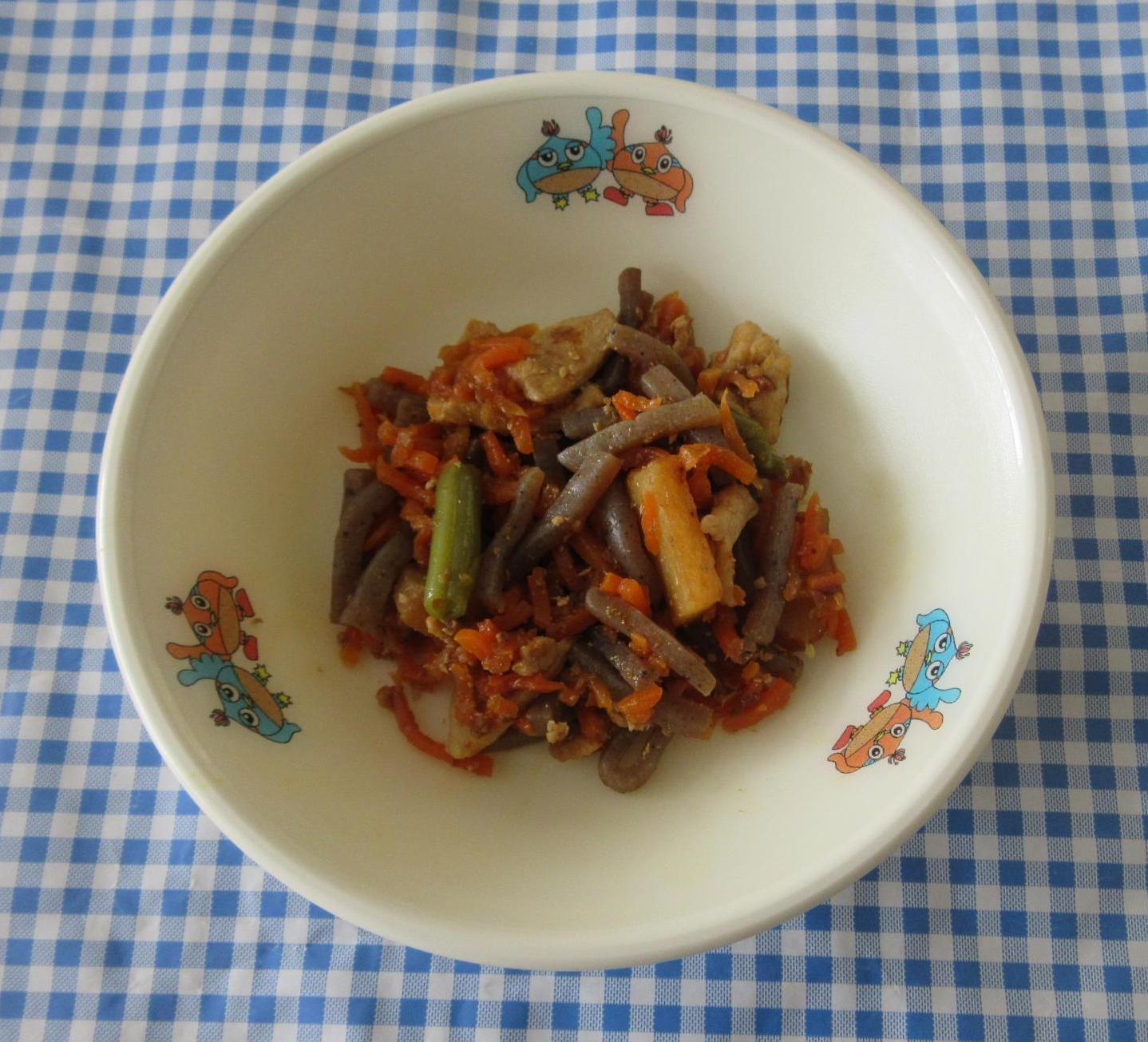 こんにゃくのおかか煮の写真