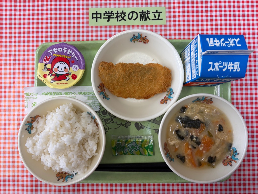 5月12日の給食の写真
