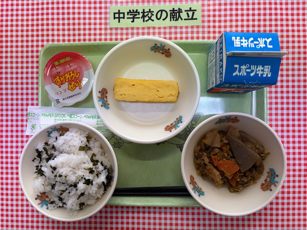 6月23日の給食の写真