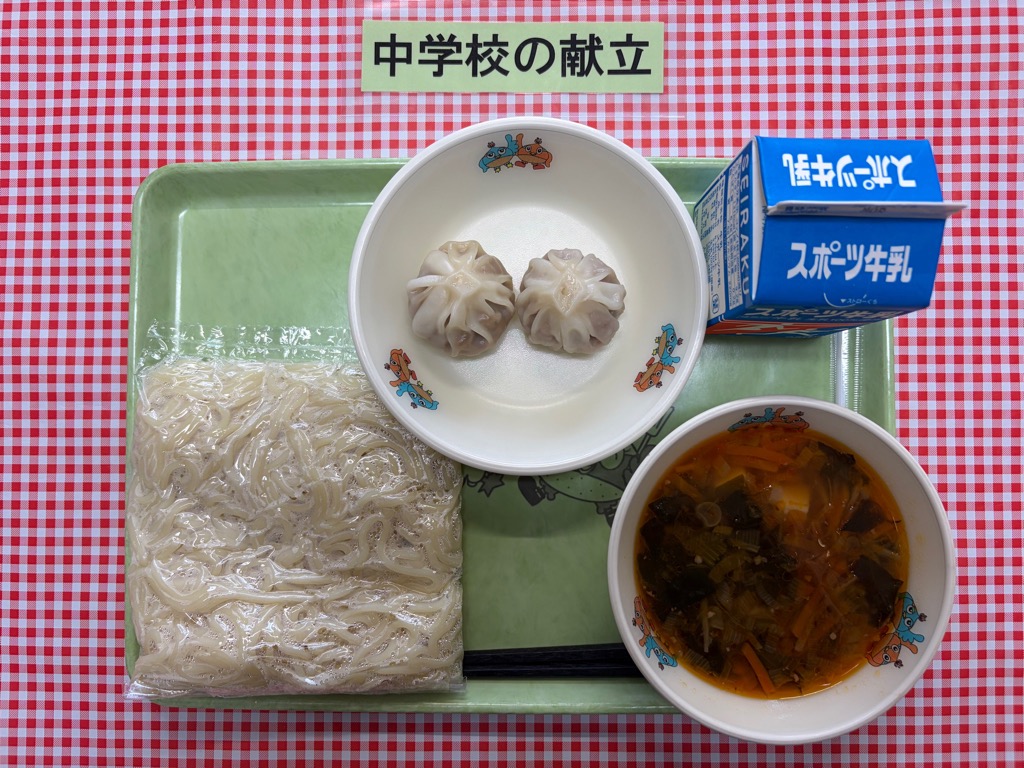 7月9日の給食の写真