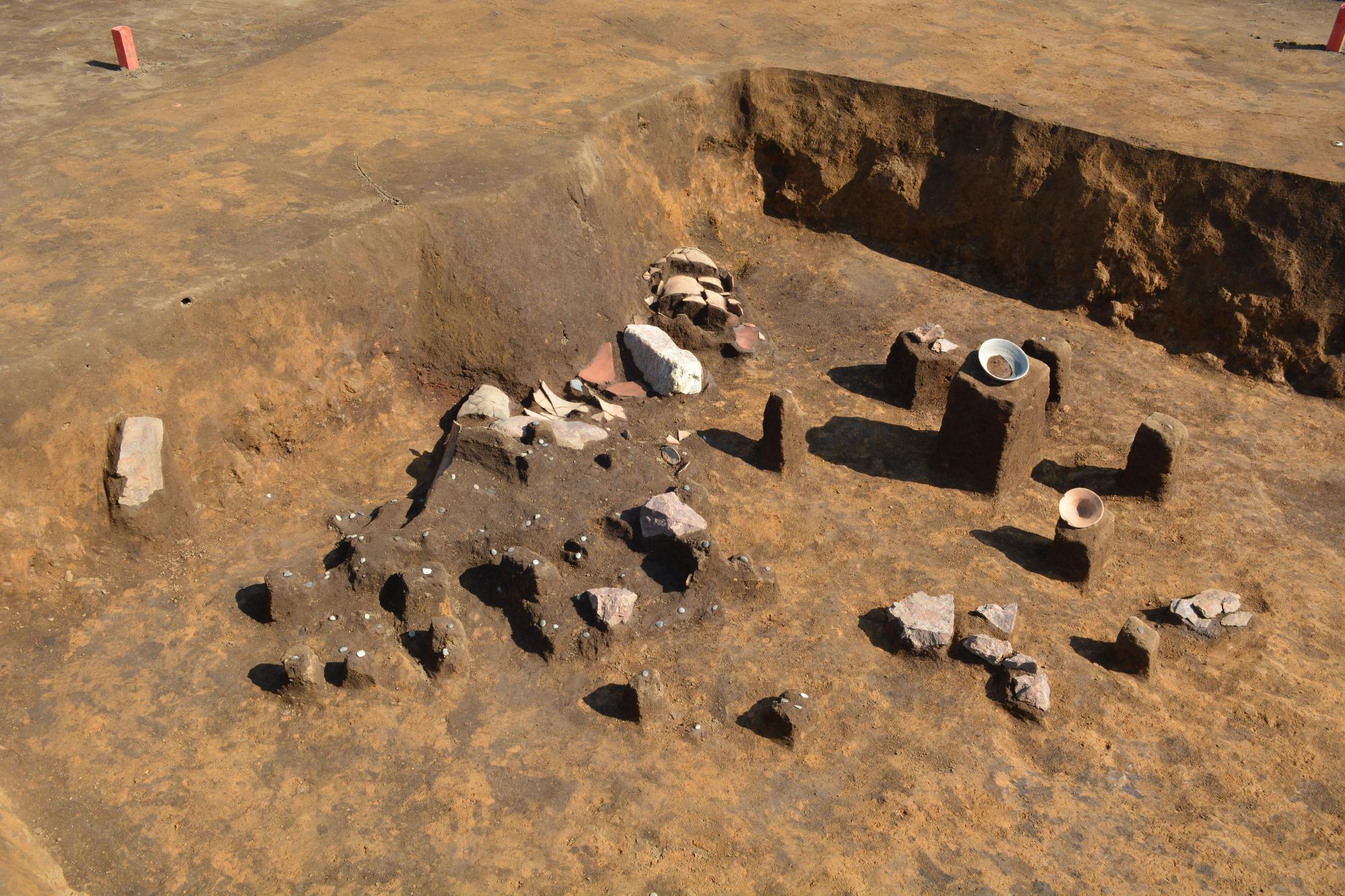 53号住遺物出土状況