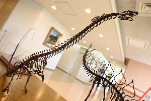 針金で作った恐竜