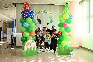 バルーンアートのフォトスポット