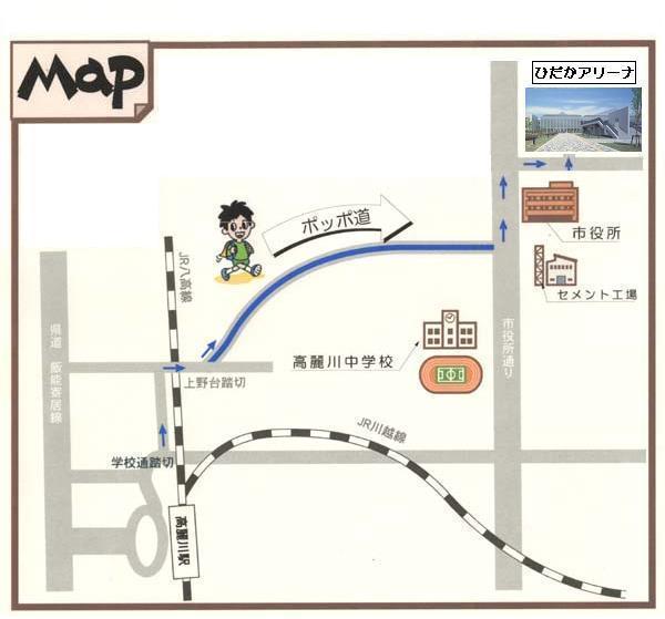 ぽっぽ道の地図