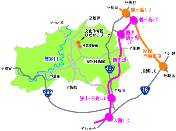 車の場合の地図