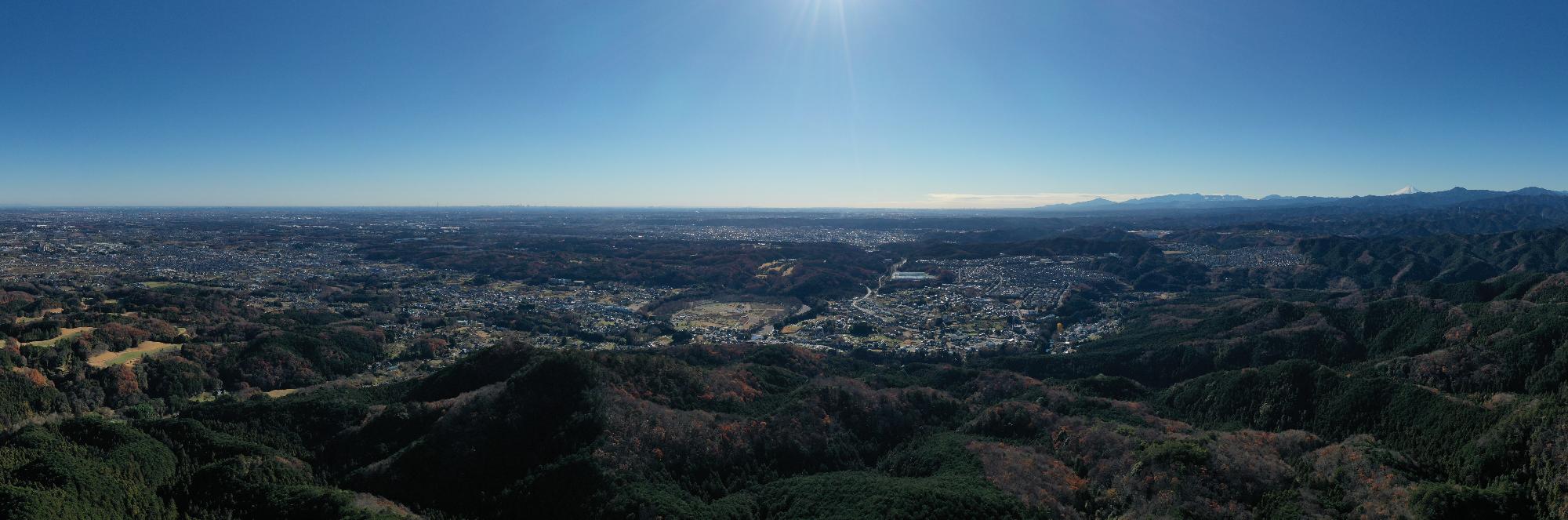 日和田山の眺望