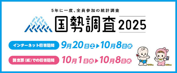 国勢調査バナー