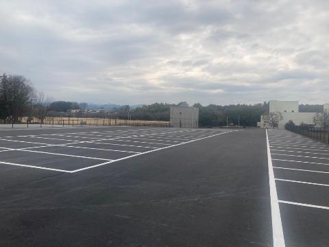 日高総合公園第2駐車場の整備を進めています