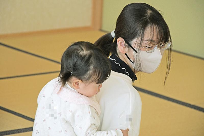 ママと一緒に