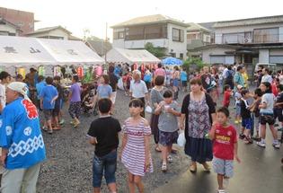 鹿山上区納涼盆踊り大会の写真2