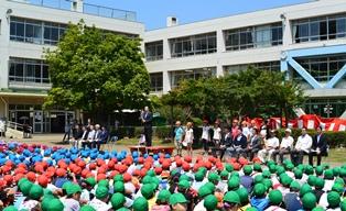 高麗川小学校開校100周年お披露目会の写真1