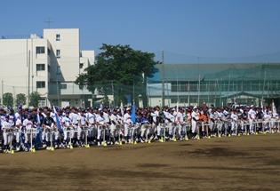 第45回日本少年野球選手権大会埼玉県支部予選の開会式の様子の写真2