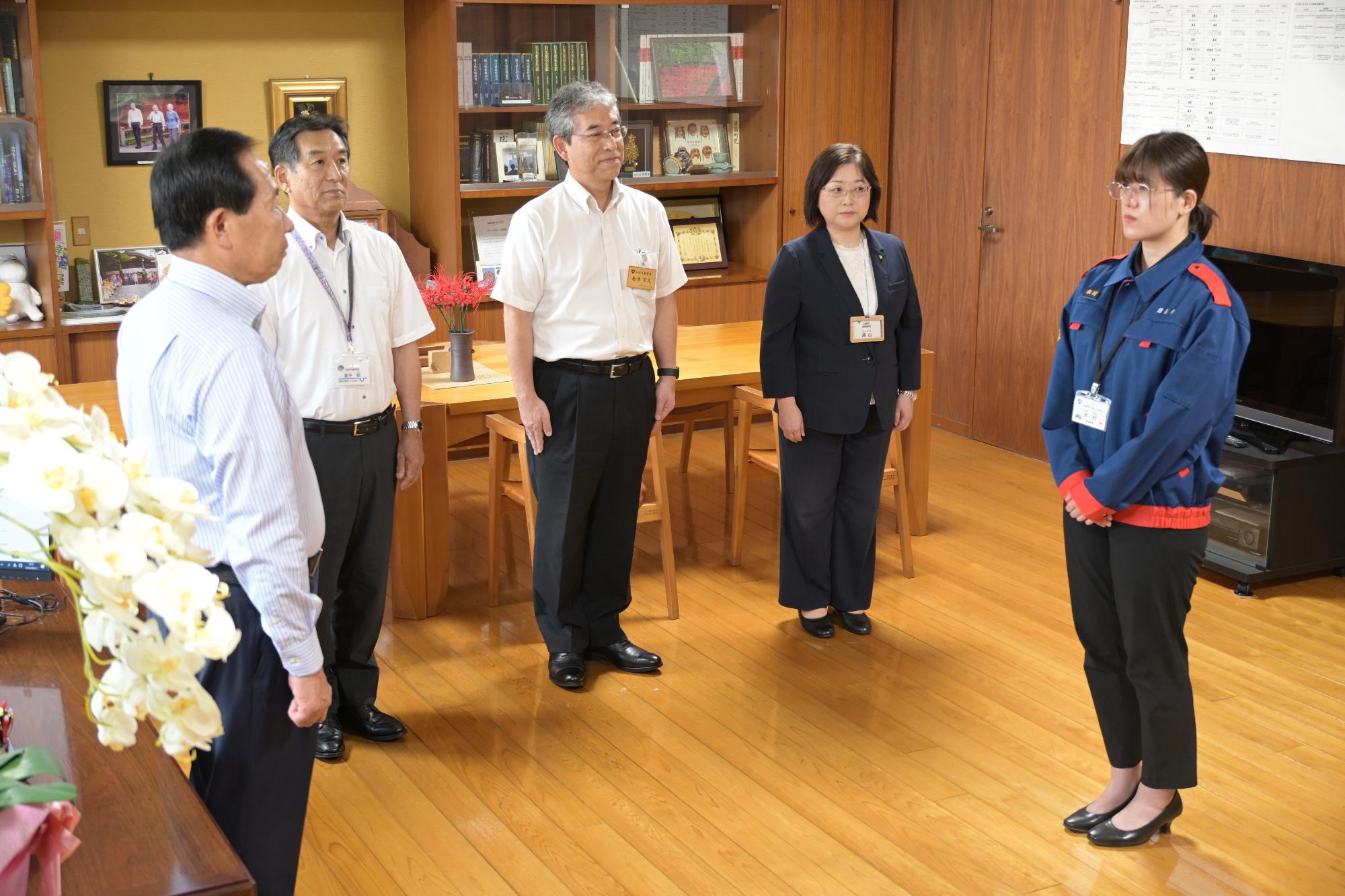 熊本地震災害派遣出発式
