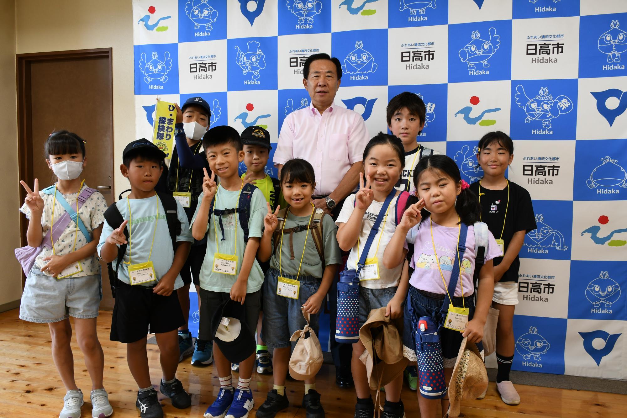 市長室見学3