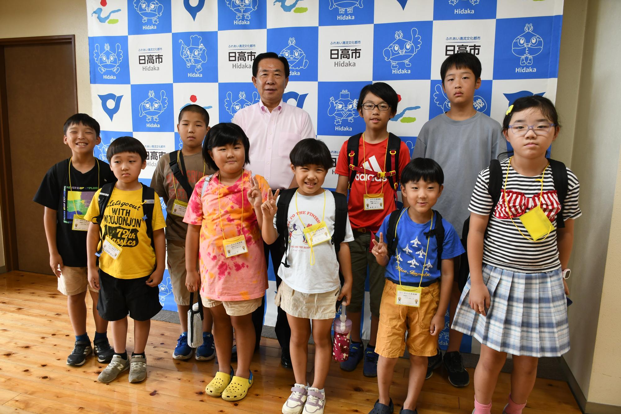 市長室見学4
