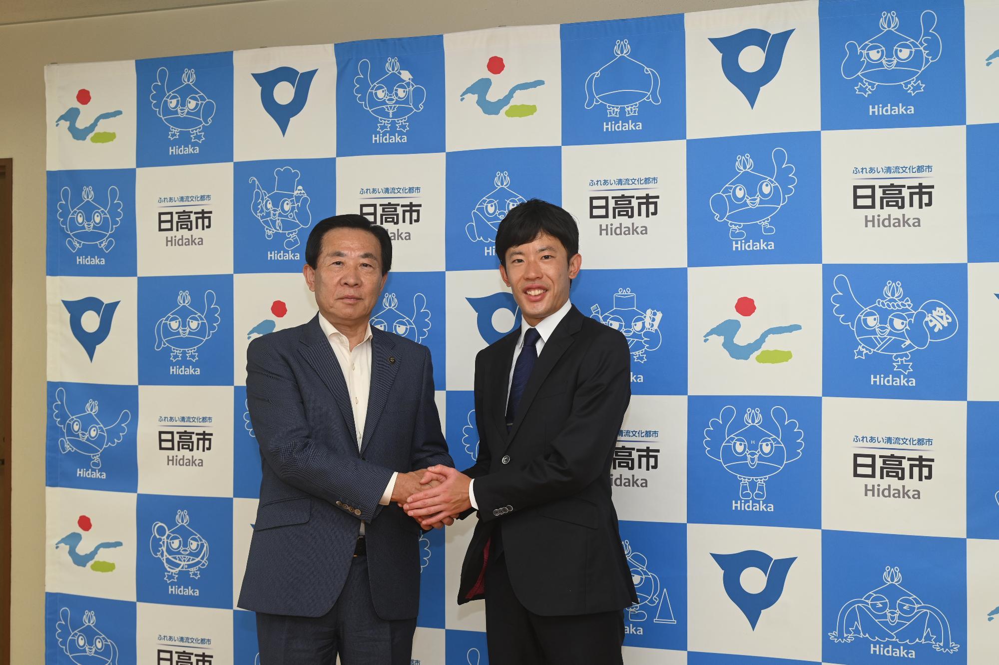 小山直城選手表敬訪問1