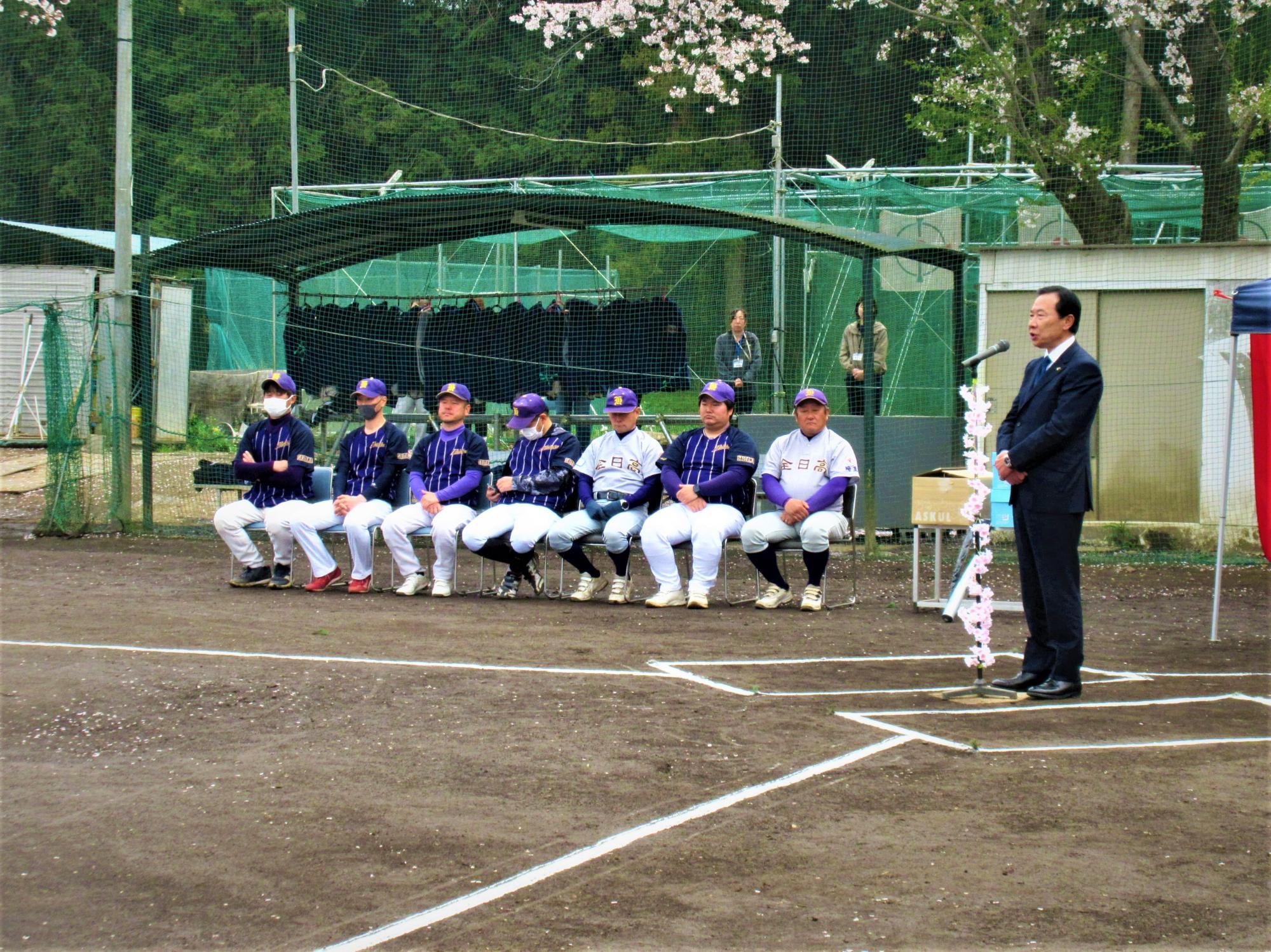 日高ボーイズ入団式2