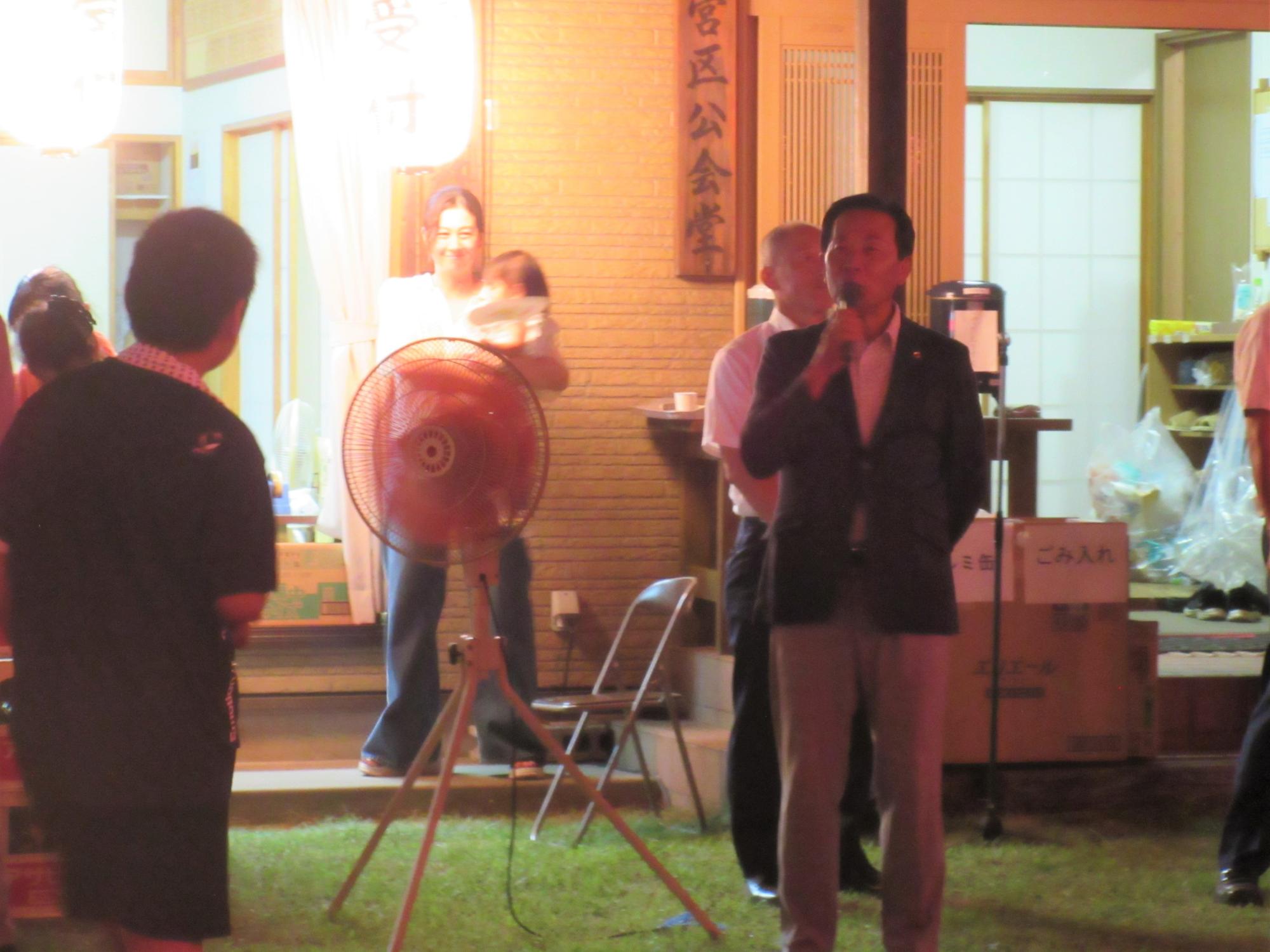 野々宮区納涼盆踊り1