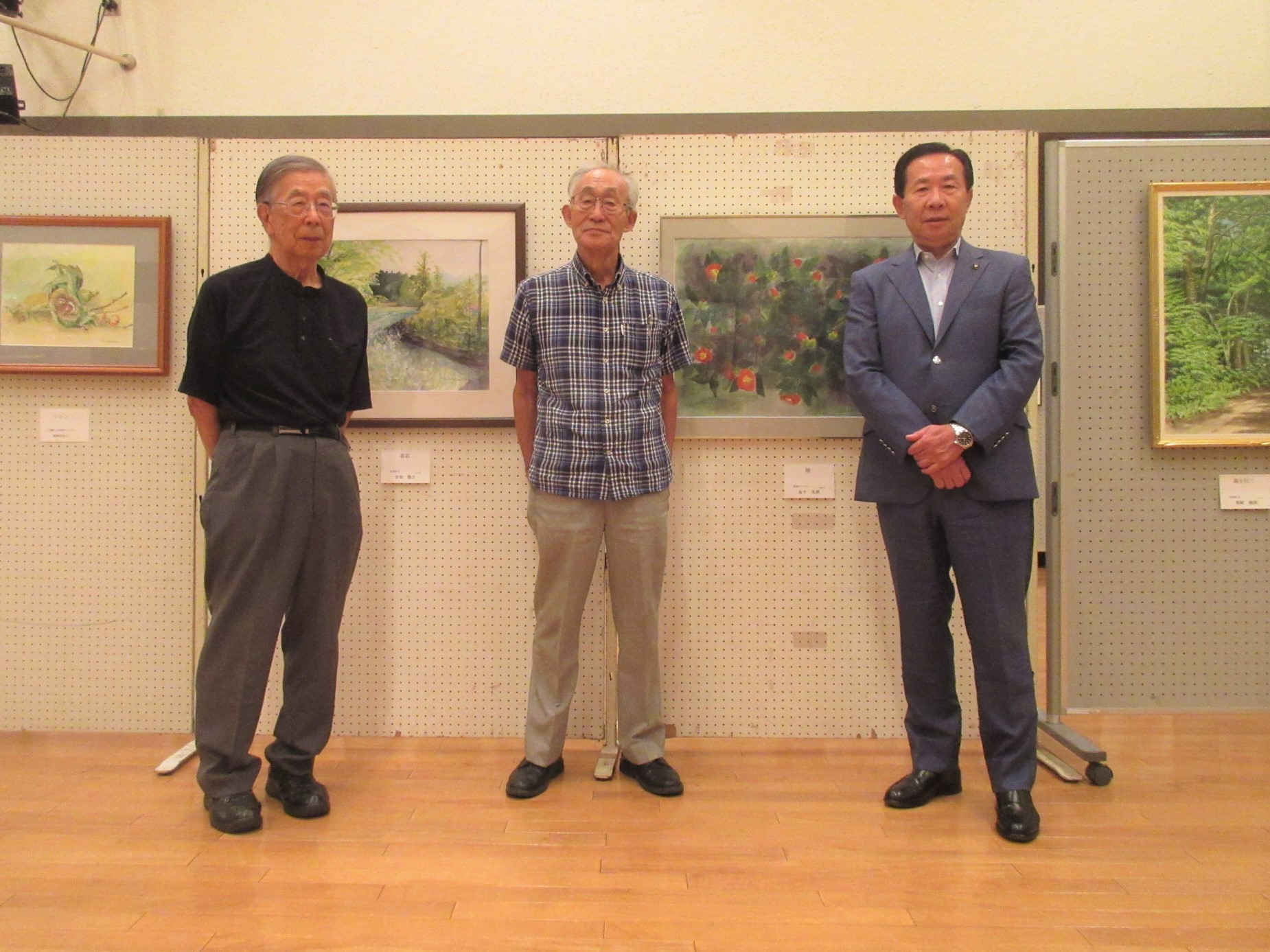 日高市絵画連盟展1