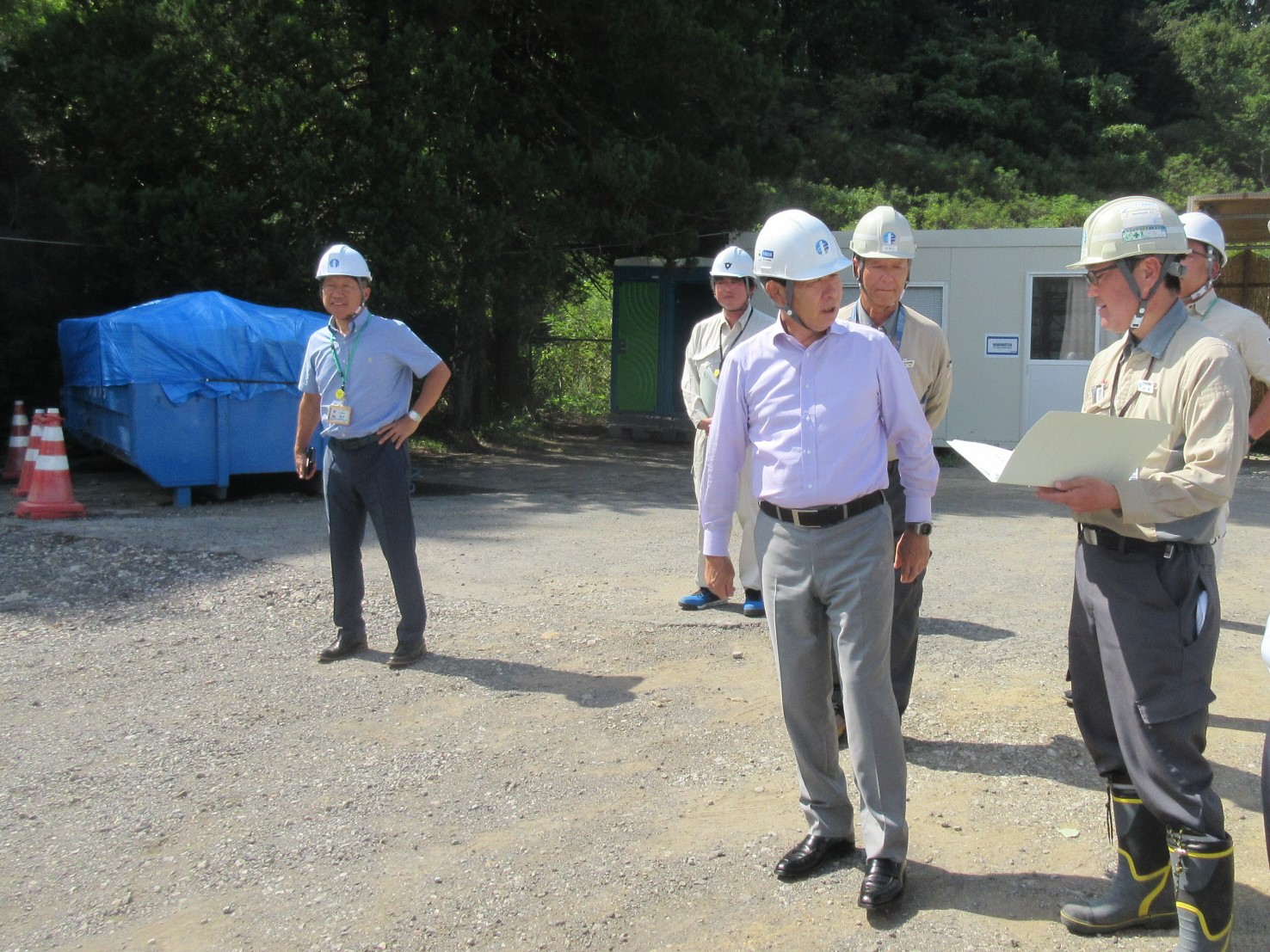 武蔵台配水場視察1