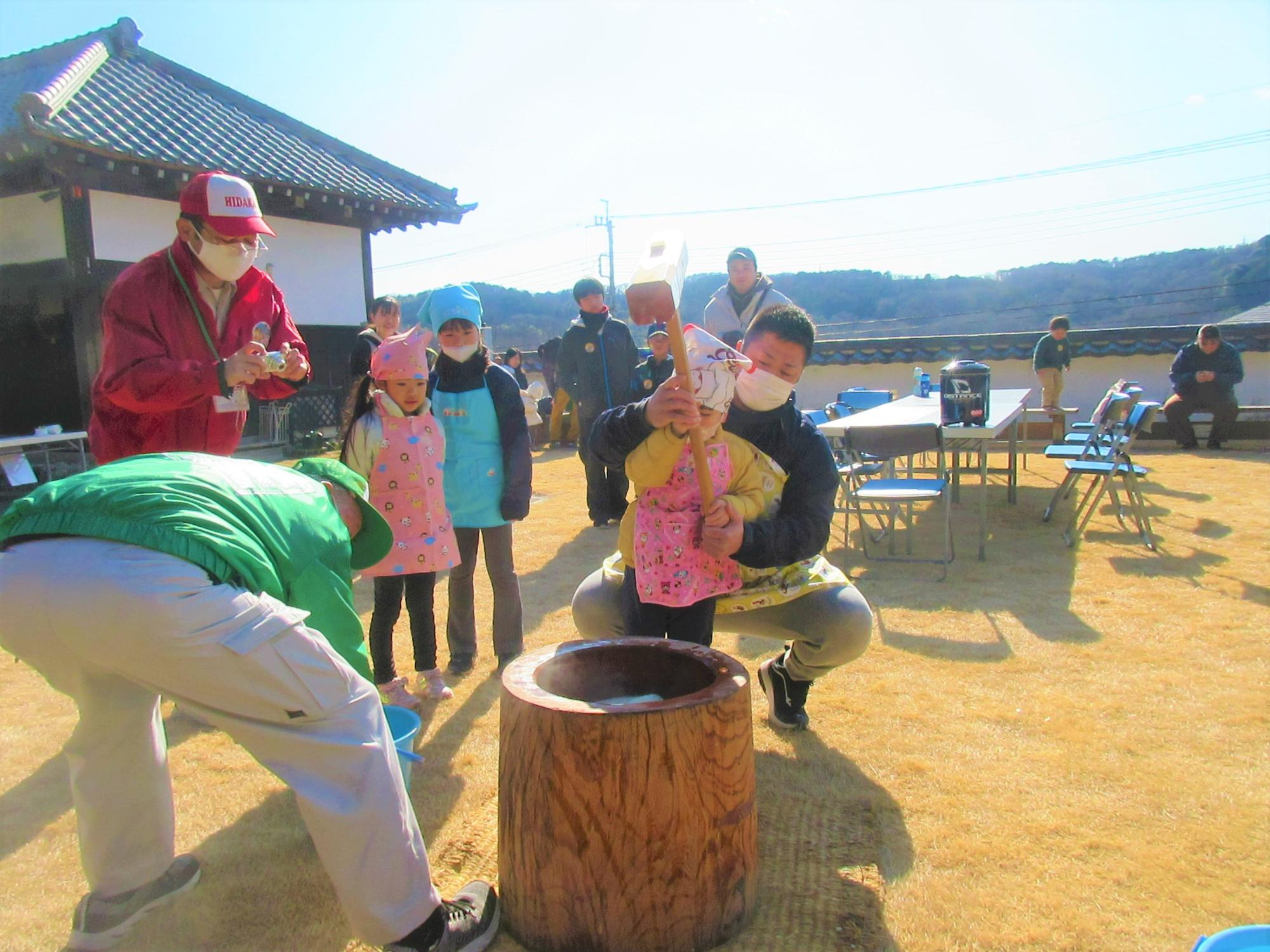もちつきの様子2