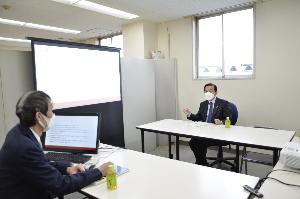 市長の企業見学