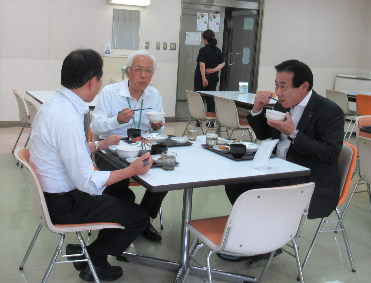 庁舎地下食堂ランチ試食会