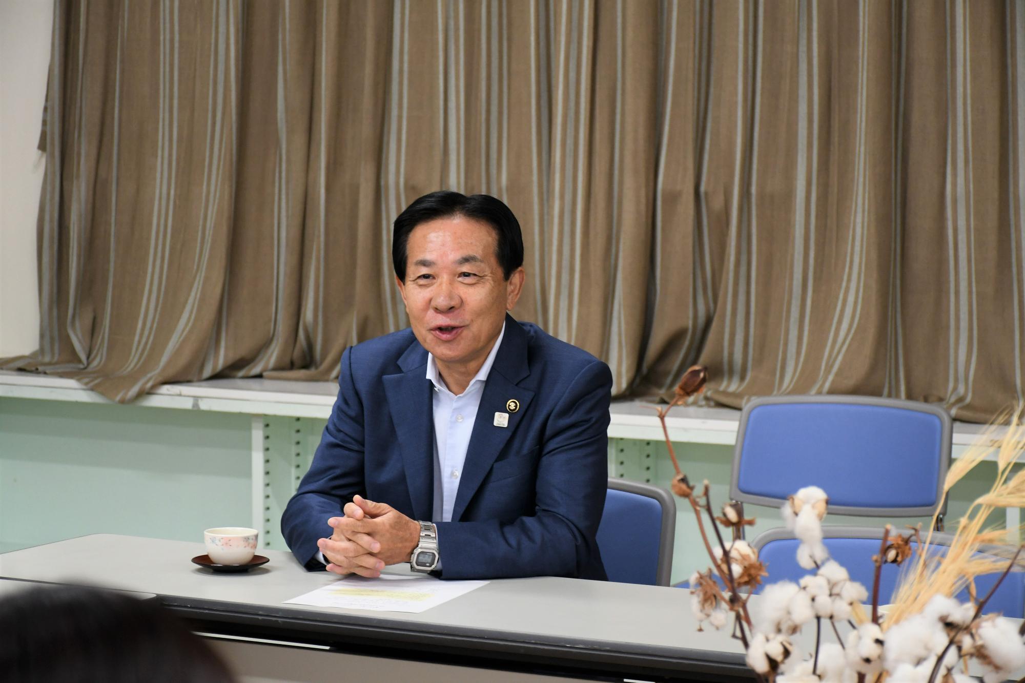 市長と話そう！ふれあいトーク（武蔵台小中学校）