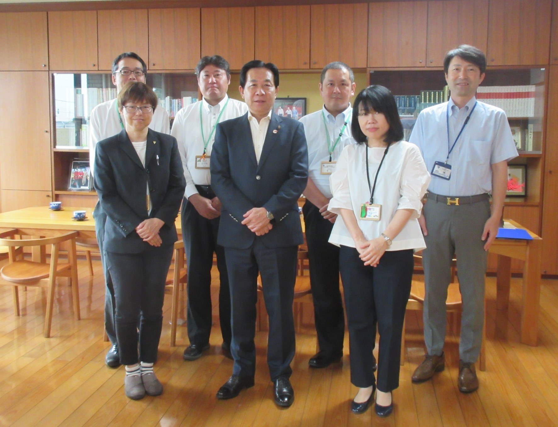 市長と職員の交流会