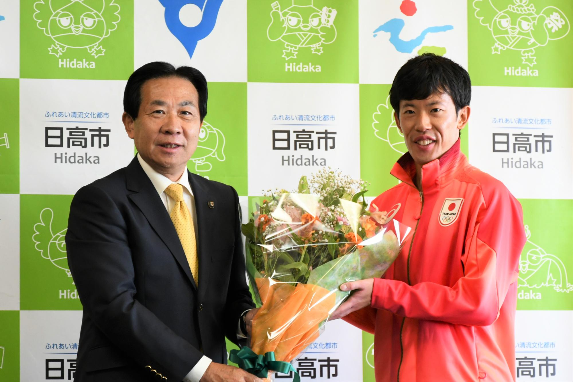 小山直城選手パリオリンピック出場報告表敬訪問
