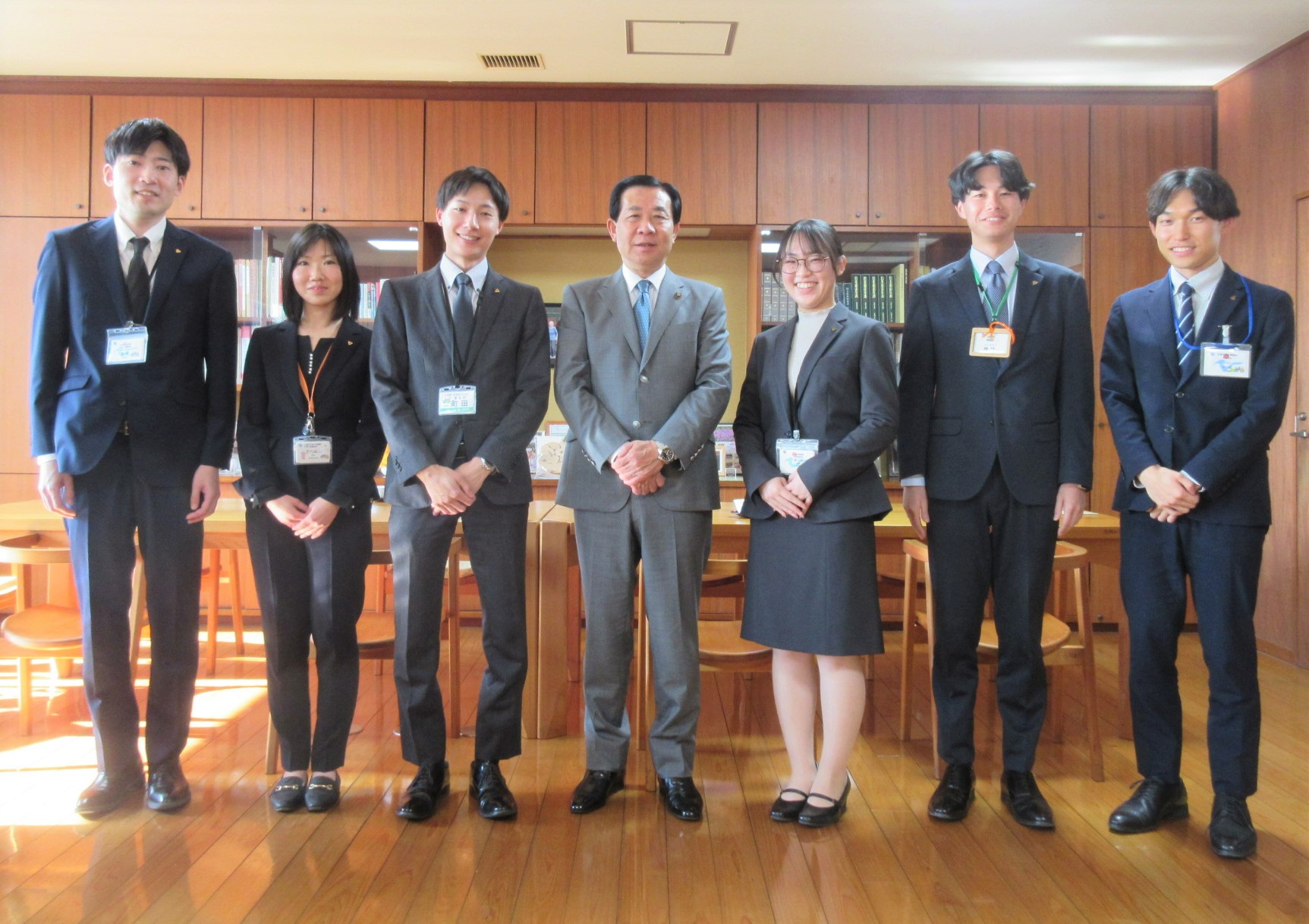 市長と職員とのティーミーティング