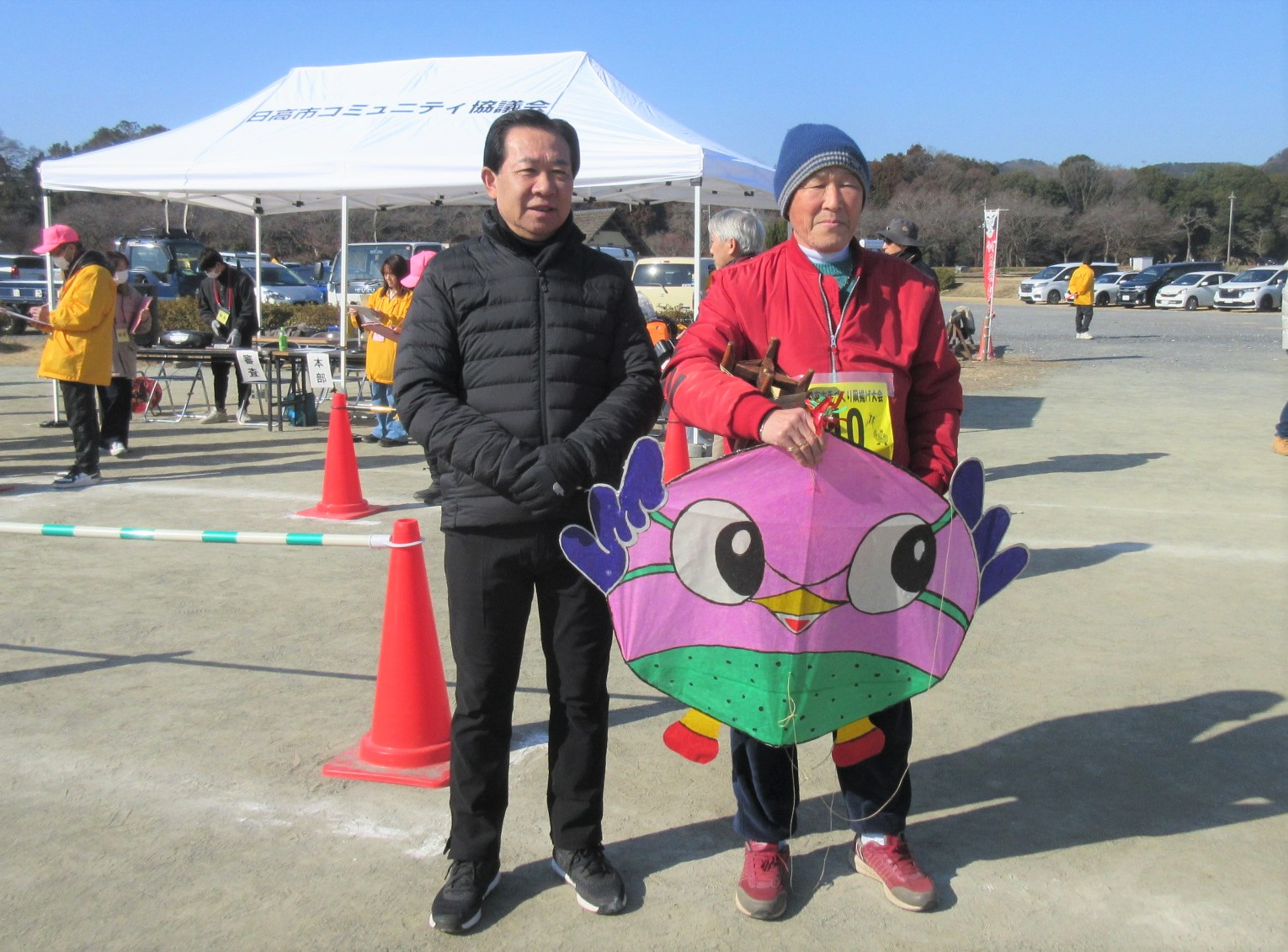 手づくり凧揚げ大会