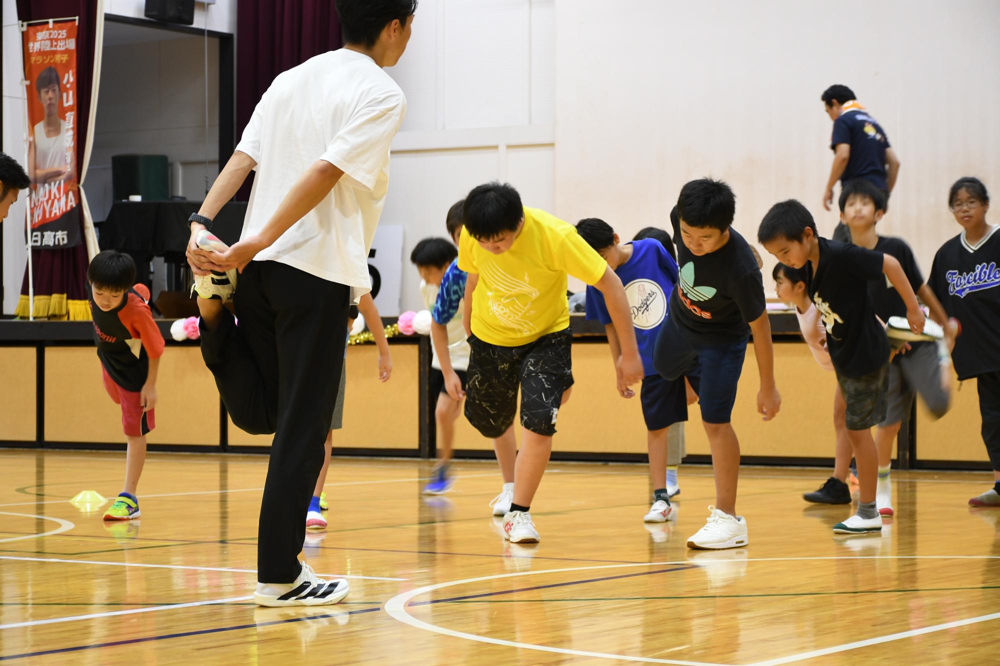 走りかた教室の様子